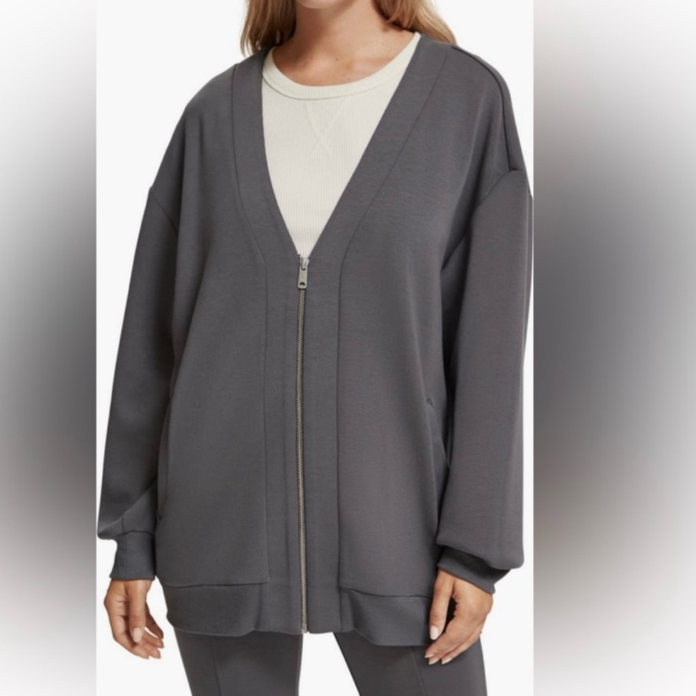 Scotch & Soda Jersey Bomber cardigan jacket oversized M